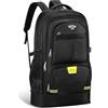Dafape Uomini Donne Zaino da trekking, 65L Campeggio di viaggio zainetto Zaino in spalla Zaino per allenamento di ginnastica Outdoor Ciclismo Sport Grande (nero)