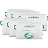 folletto Confezione 6 Sacchetti Originali Filtrello Premium FP200 per Folletto VK200/VK220 S