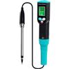 TEKCOPLUS Misuratore digitale del suolo con sensore Corde, tester CE e temperatura del suolo 2 in 1 con funzione ATC, facile calibrazione, LCD retroilluminato, misuratore CE portatile per piante