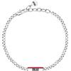 A.C. Milan AC Milan - Bracciale in acciaio con targhetta smaltata