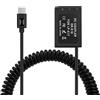 HangTon Batteria finta USB C a LP-E17 per fotocamera Canon EOS R8 R10 R50 RP T6s T6i T7i 8000D X8i SL2 9 V/12 V PD DR-E18
