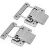 FTVOGUE 2pcs cassa dell'armadio hardware in acciaio inox caricato a molla fermo Cattura Toggle Hasp per Home Office Shop