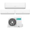 Hisense Climatizzatore Tri-Split Hi Comfort 9+9+9 Inverter Wi-Fi R-32 A++ 3AMW52