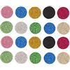 YUYTE 20 Pezzi Diffusore di Olio Essenziale per Aromaterapia, Feltro di Ricambio per Diffusore di Oli Essenziali Ciondolo Bracciale Collana 0,8 Pollici, 10 Colori per Donne Ragazze