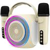 Celly Altoparlante Celly con microfono karaoke 6W/1800mAh Bianco/Nero [PARTYMIC2WH]