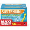 Sustenium Magnesio e Potassio - Integratore alimentare per reintegrare i Sali minerali e recuperare l'energia perduta, con Vitamina C. Confezione bipack da 56 bustine autosolubili