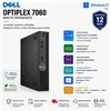 Mini Pc Ricondizionato Dell Optiplex 7060 i5-8400T Ram 16GB SSD 256GB NVMe Windows 11 Pro