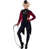 SMIFFYS Costume Signore degli Anelli, rosso, con giacca, colletto e mini cilindro Halloween