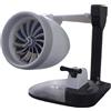 Modello di ventola per motore con caricabatterie wireless, ornamento da