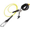 Cressi Velcro CRESSI Lanyard Apnea Cavo di Sicurezza con Moschettone in Acciaio Inox e Cinturino in Neoprene per Polso o Caviglia, Accessorio Subacquea per Line Diving e Allenamento