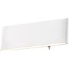 Globo lighting Applique Siegfried a Led integrato da 8W in alluminio bianco opaco 3000 kelvin 41751-8W/30