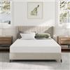 Novilla Materasso 160 x 200 cm, 7 zone, in schiuma fredda a 7 zone, grado di durezza H3, certificato Öko-Tex, materasso arrotolabile traspirante con rivestimento in tessuto rimovibile