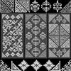 WANDIC 3 fogli adesivi trasferibili per mobili, adesivi trasferibili con bordo argentato, design per decorazioni fai da te, album di ritagli, confezioni di artigianato creativo, 15 x 30 cm
