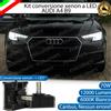 ELM KIT LED D5S CONVERSIONE BI XENON BIXENO A LED AUDI A4 B9 12000 LUMEN 6000K