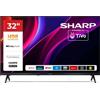 Sharp Smart TV 32" HD Ready LED TiVo Dolby Audio Classe E Nero 32HE2245E Sharp