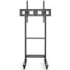 Techly Supporto da Pavimento TV LCD/LED 50-90" Altezza Regolabile con Mensola