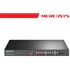 Mediamondo-IT Mercusys 16-Port 10/100Mbps + 2-Port Gigabit Rackmount Switch - MS118CP