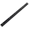 Kaiissa - Cerniera a stelo per pianoforte, in acciaio inox, lunga, 380 x 26 mm, nero, diviso/tagliabile