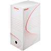 ESSELTE Boxy 100 Scatola Archivio - Dim. 25 x 35 x 15 cm - Interamente Riciclabile, Confezione da 5 Pezzi, Bianco - 23608