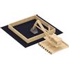 AIYAPLAY Sabbiera per Bambini in Legno con Escavatore Sabbiera Infantile con Sedile Girevole 360° e Rivestimento 184x90x56 cm Naturale | Aosom Italy
