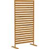 Outsunny Paravento in legno 170x80 cm Paravento divisore per ambienti Grigliato per esterni Giardino Patio Terrazza Marrone | Aosom Italy