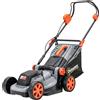 Outsunny Rasaerba a Batteria Senza Fili 18V con 2 Batterie da 4Ah, Larghezza di Taglio 34 cm e Funzione Mulching, Motore 700 W | Aosom Italy
