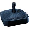 Prosperplast Base ombrello quadrato in polietilene con design intrecciato 39 x 39 x 13 cm in colore antracite
