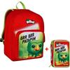 ZAINO SCUOLA SEVEN DOPPIO SCOMPARTO BRR BRR PATAPIM BRAINROT + ASTUCCIO 3 ZIP