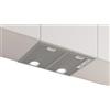 Bosch DHL555BM Serie 4 - Blocco per ventola 53 cm, illuminazione a LED, scarico e ricircolo, silenzioso, filtro antigrasso metallico lavabile in lavastoviglie, montaggio a parete e a isola, argento