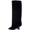 👢 Stivali Donna Tacco Alto Peep Toe Al Ginocchio Sexy Moda Estate 2026