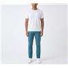MASSIMO DUTTI Pantaloni Uomo US30 Verde Chino Slim Fit Zip Fly Casual