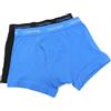 CALVIN KLEIN Uomo Mutande S Blu Boxer Cotone Stretch Classico Fit Logo 2 Pezzi