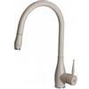 Elleci MGKNEV51 Miscelatore monocomando Cucina con canna girevole e doccetta estraibile Neva finitura Granitek Classic Avena 51