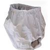 Mobiclinic Mutanda impermeabile, Pvc, Incontinenza, Comoda e lavabile, Riutilizzabile, Modello chiuso, Bianco, Unisex, Taglia 10 (90-100 cm di vita)