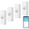 Zecamin Sensore di movimento WiFi, sensore di movimento intelligente per la sicurezza domestica, monitoraggio remoto tramite app del sensore di movimento wireless, compatibile con il comando vocale Alexa.4PCS