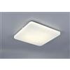 Trio Plafoniera LED Mandria 1 Luce 24W 4000K cm.41x41 Effetto Foglia