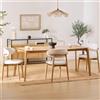 Atmosphera Tavolo da Interno Ilona cm.180x90 colore Sabbia