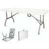 TAVOLO PIEGHEVOLE CM.180X75 BIANCO