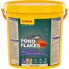 SERA 10 litri 1,6 kg sera Pond Flakes Nature Alimento Mangime Completo in Fiocchi Scaglie per Carpe Koi Pesci Rossi Pesci da Laghetto