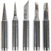 Einhell Set di guasti originali per saldatore Einhell (per saldatore senza fili Einhell, set di 5 pezzi, con guasto piatto, guasto a ferro di cavallo, guasto smussato, guasto sottile, guasto conico