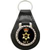 Family-crests Mare Cadetti SCC Meteorology Distintivo Pelle Portachiavi