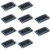 eMagTech 10PCS Mini RS232 MAX3232 a TTL Convertitore di Livello Modulo Seriale Scheda Adattatore 3~5V MAX3232 Scheda di Breakout Cavo Computer Adattatori Seriali Componenti Elettronici
