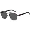 HUGO Occhiali da Sole HG1196/S R80 MATTE DARK RUTHENIUM 54/18/145 Uomo
