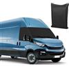 tivekeo Parabrezza Wrap Cover Sostituzione per Iveco Daily 2014-2025, Copertura Avvolgente per Parabrezza Anteriore, Telone di Protezione Parabrezza Contro Neve Ghiaccio Gelo (Negro)