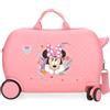 Disney Joumma Minnie Happy To Be Me Rosa Valigia per Bambini 45x31x20 cm Rigido 1.8 kgs ABS 1.8 kgs 24.6L Bagaglio a Mano
