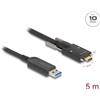 Delock Cavo ottico attivo USB 10 Gbps Tipo A maschio a Tipo C maschio 5 m