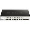 D-Link DGS-1210-20 Gestito L2 Gigabit Ethernet (10/100/1000) 1U Nero