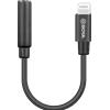 Boya BY-K3 Cavo adattatore da 3,5 mm femmina TRRS a maschio lightning