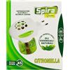 Spira Citronella Vaporizzatore Elettrico + Ricarica Liquida 45 Giorni