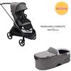 Bugaboo PROMOZIONE Passeggino Completo Bugaboo Dragonfly + Navicella Grey Melange